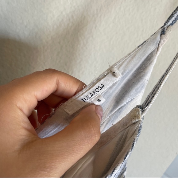 Tularosa Amelia Romper in Chambray Stripe (S) - Picture 5 of 11